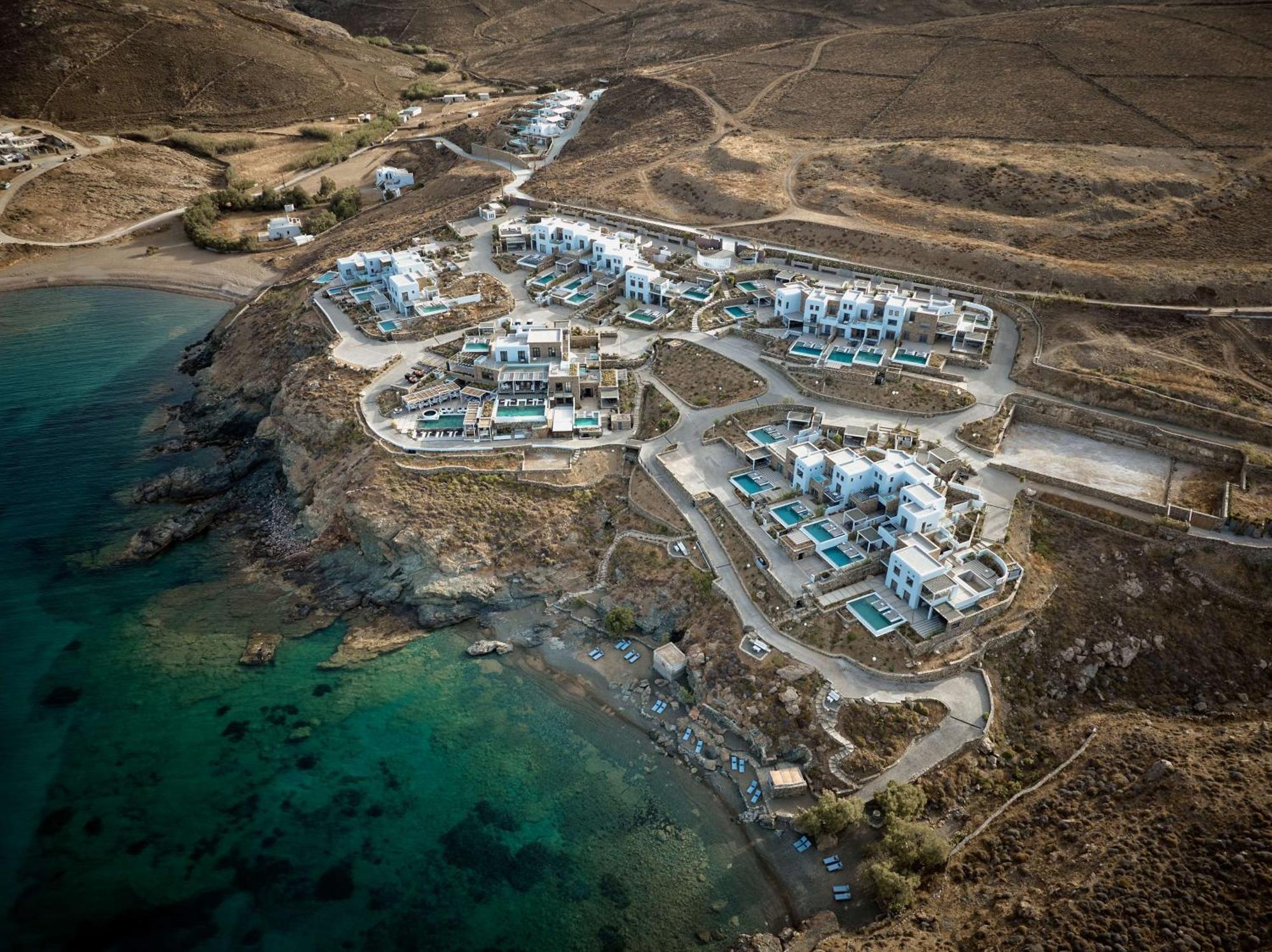 Semeli Coast Mykonos Curio Collection By Hilton Hotel Merhia-part Kültér fotó