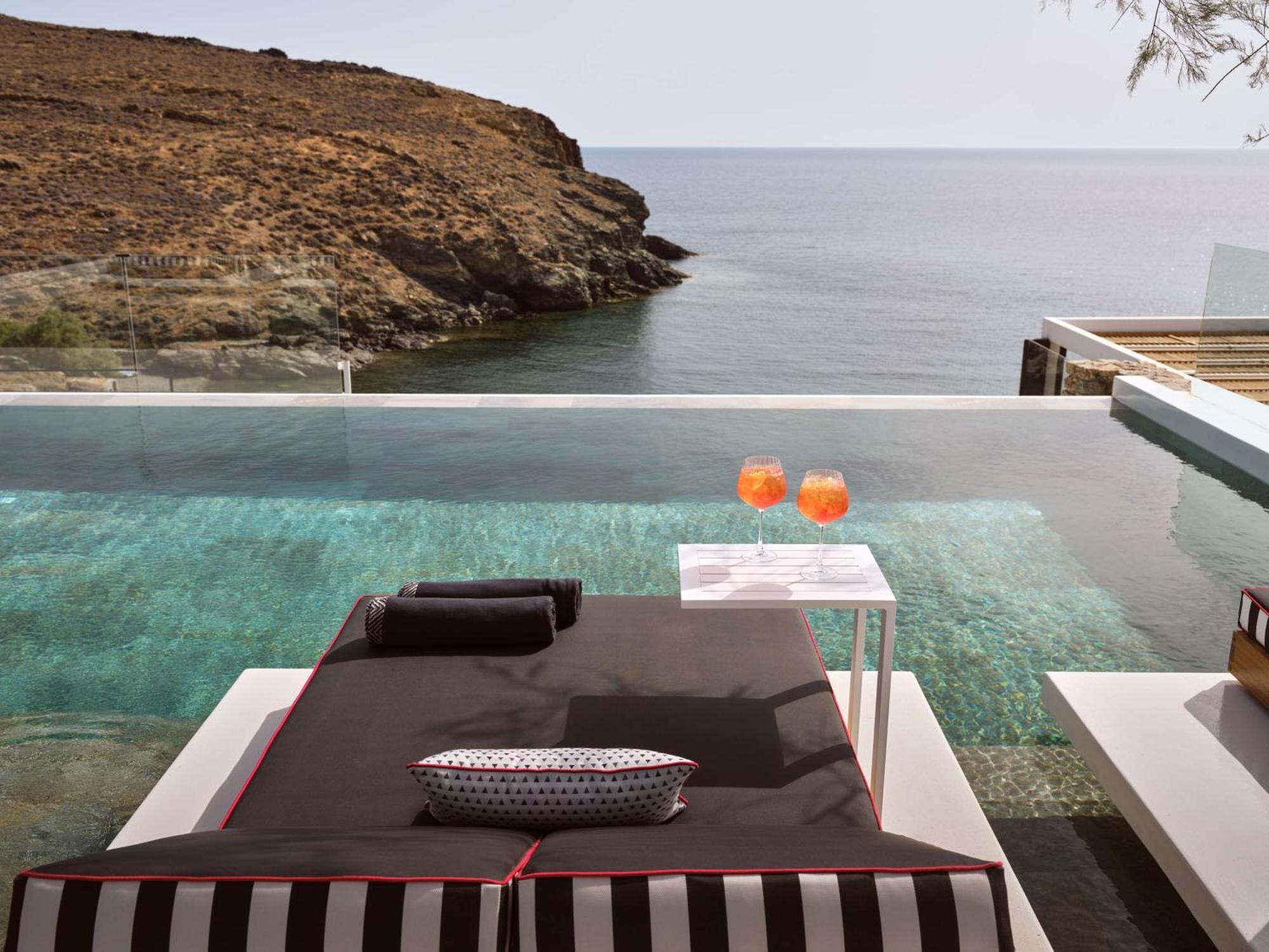 Semeli Coast Mykonos Curio Collection By Hilton Hotel Merhia-part Kültér fotó