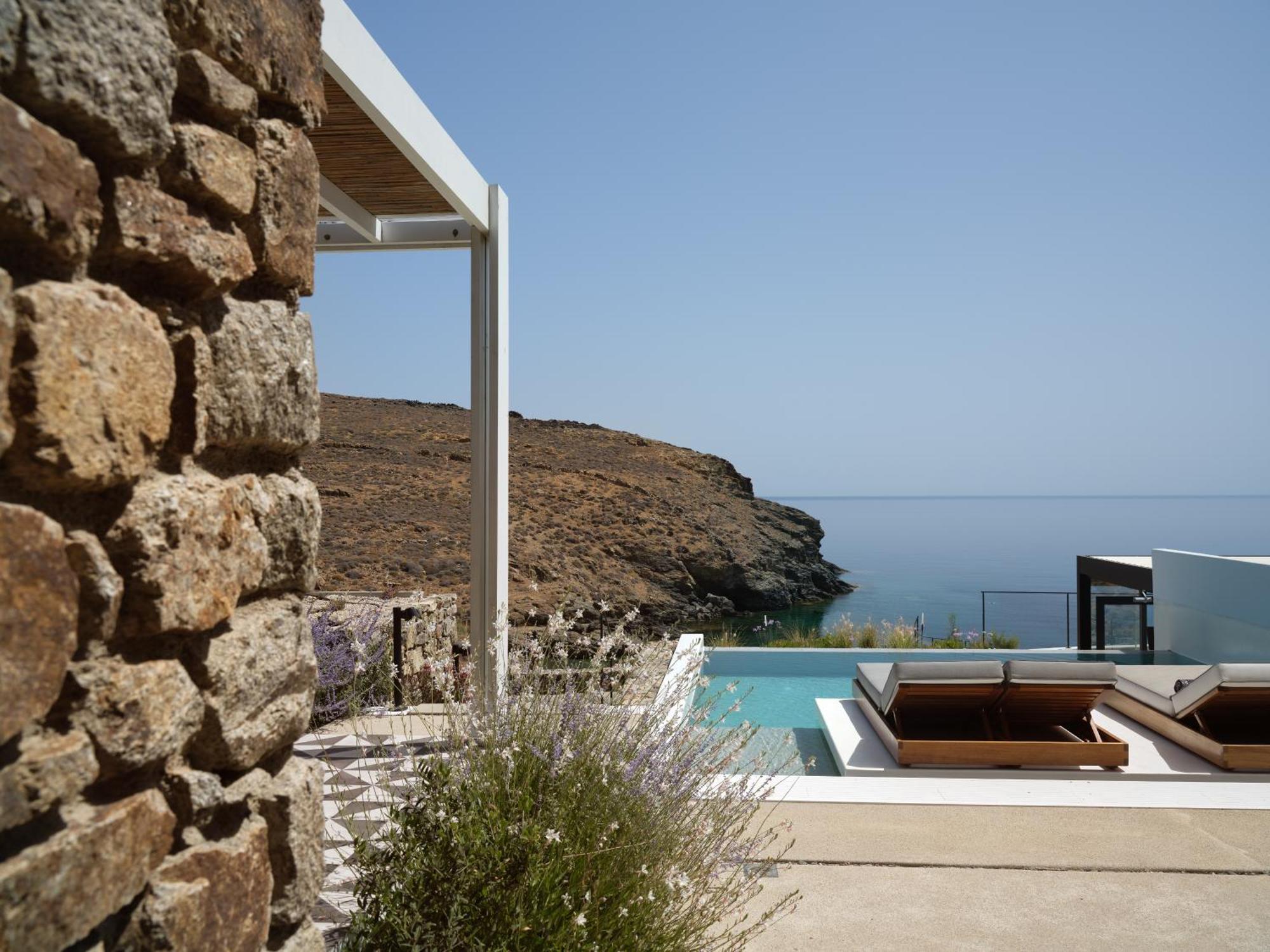Semeli Coast Mykonos Curio Collection By Hilton Hotel Merhia-part Kültér fotó