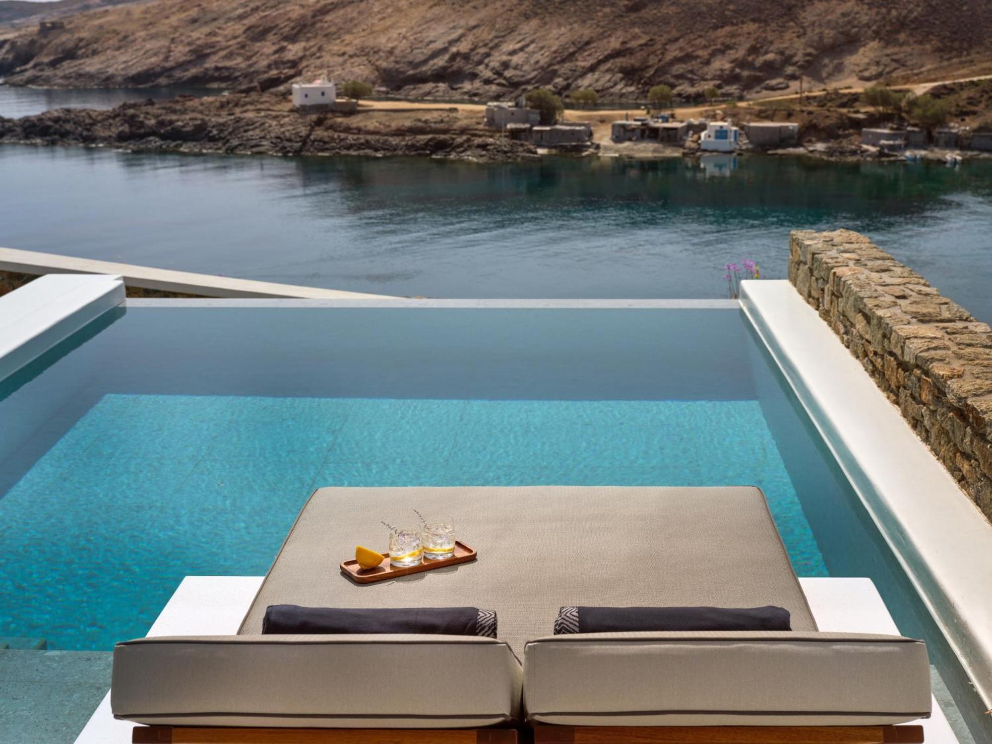 Semeli Coast Mykonos Curio Collection By Hilton Hotel Merhia-part Kültér fotó
