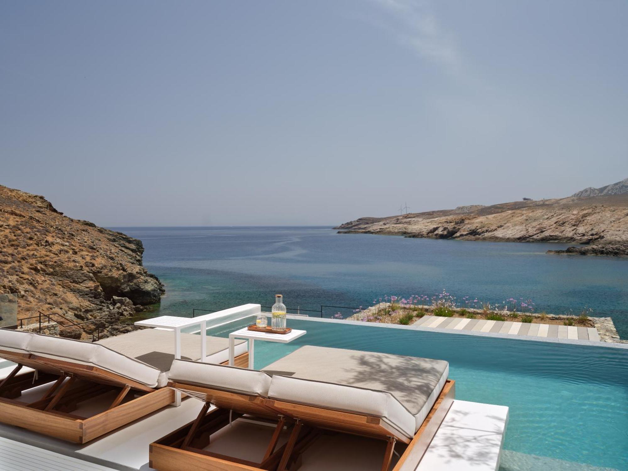 Semeli Coast Mykonos Curio Collection By Hilton Hotel Merhia-part Kültér fotó