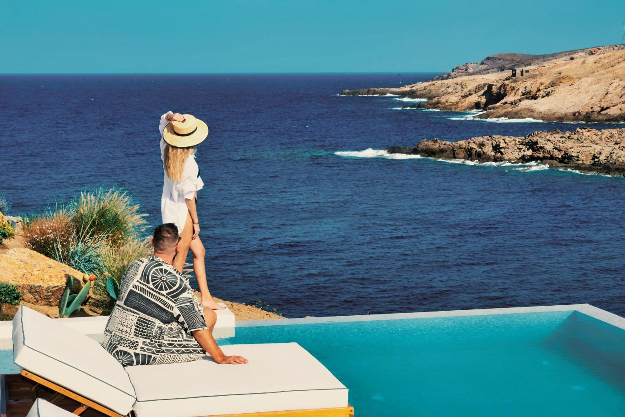 Semeli Coast Mykonos Curio Collection By Hilton Hotel Merhia-part Kültér fotó