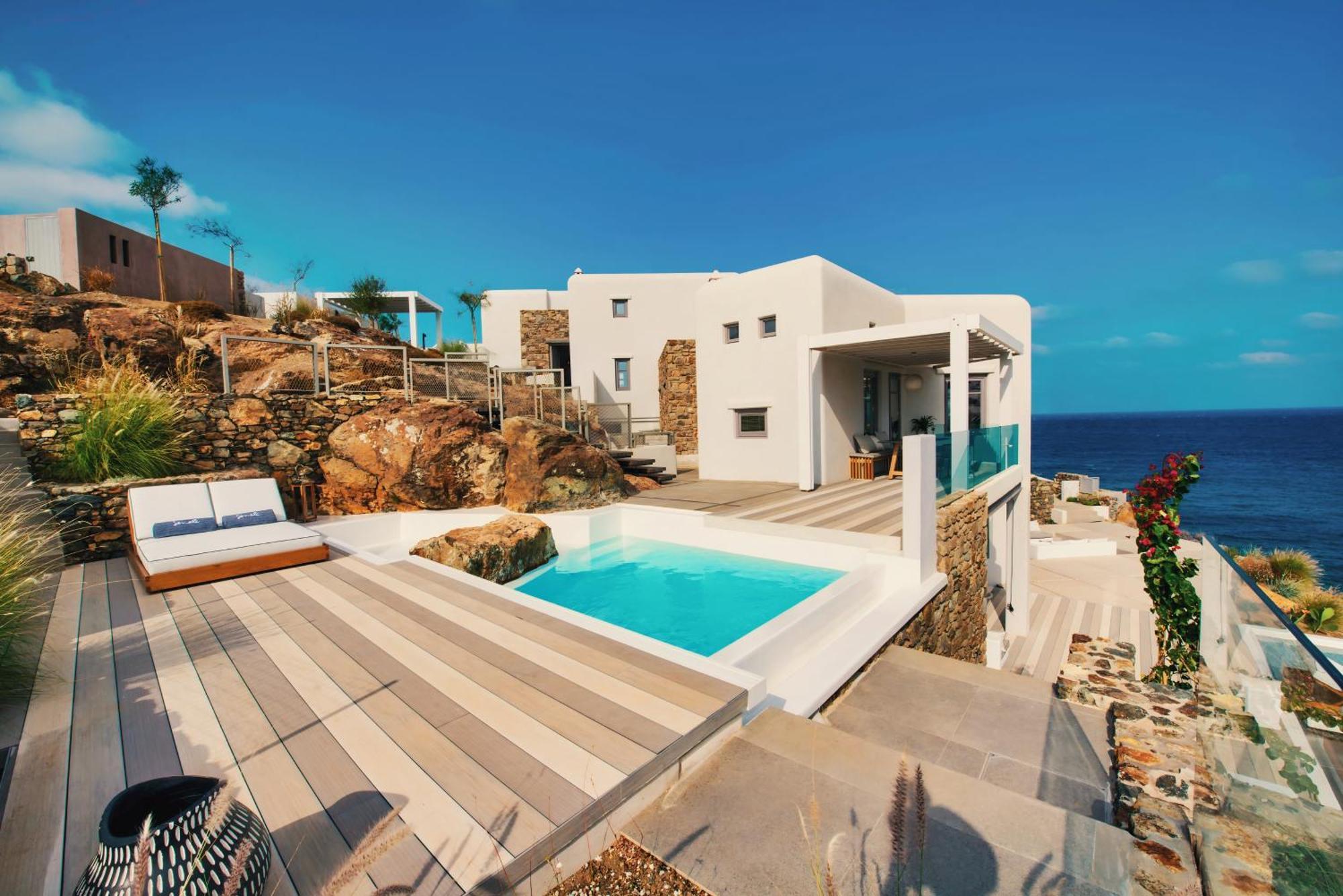Semeli Coast Mykonos Curio Collection By Hilton Hotel Merhia-part Kültér fotó